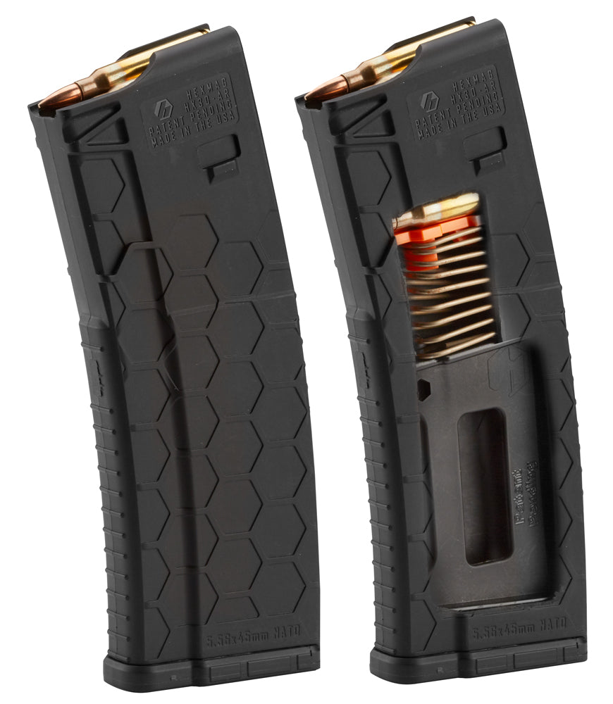 Hexmag HX1030ARBLK Series 2 Black Detachable 10rd Multi-Caliber for AR-15
