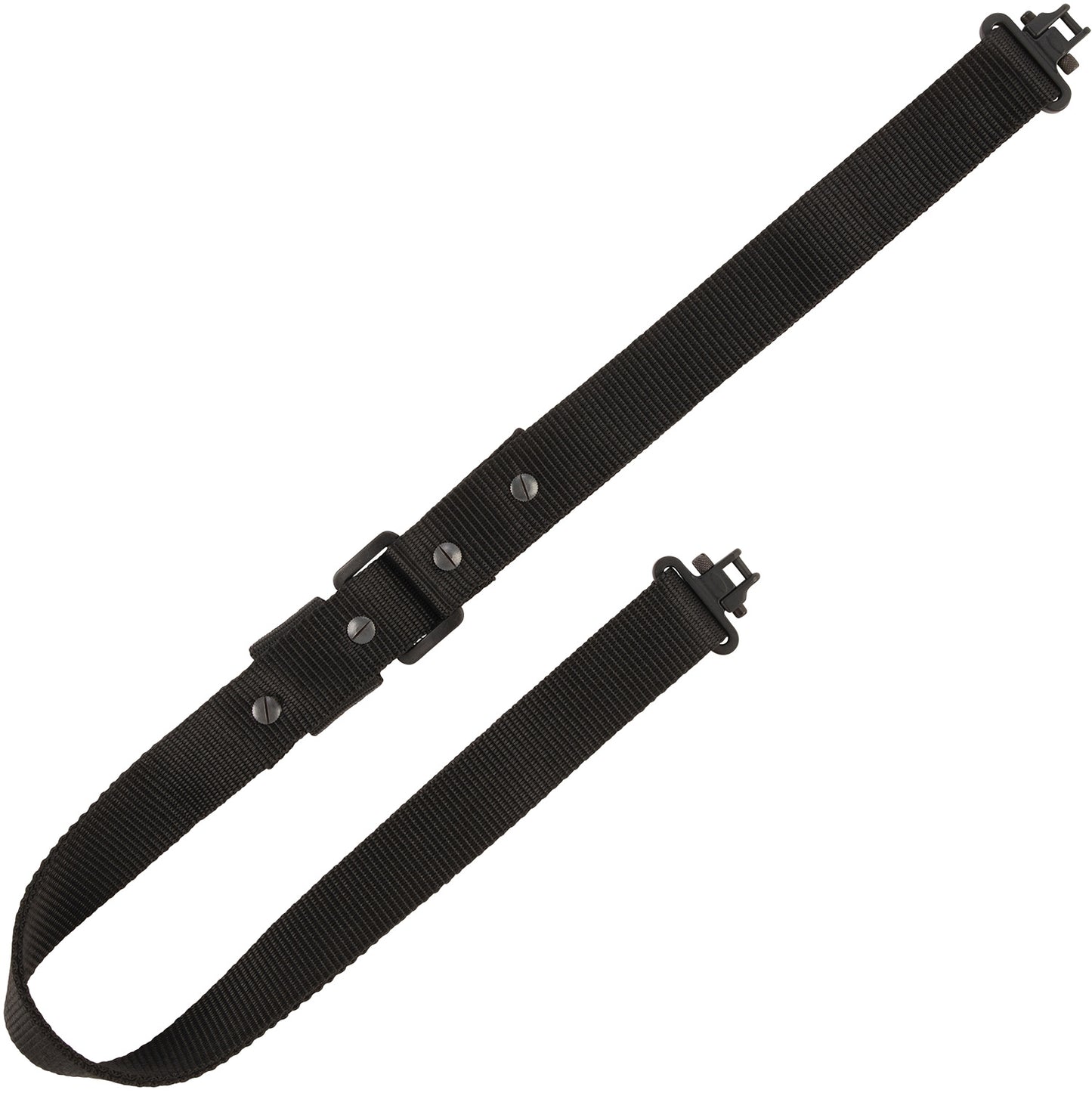 Allen 8061 Quick Adjusting Rifle Sling w/Swivels Black Nylon Adjustable Length 26" to 33", 1.25" Wide