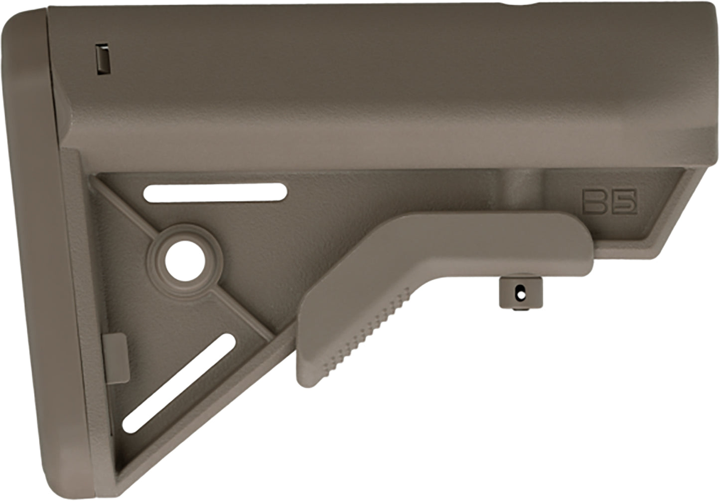 B5 Systems BRV1085 Bravo Flat Dark Earth Synthetic for AR-Platform with Mil-Spec Receiver Extension (Tube Not Included)