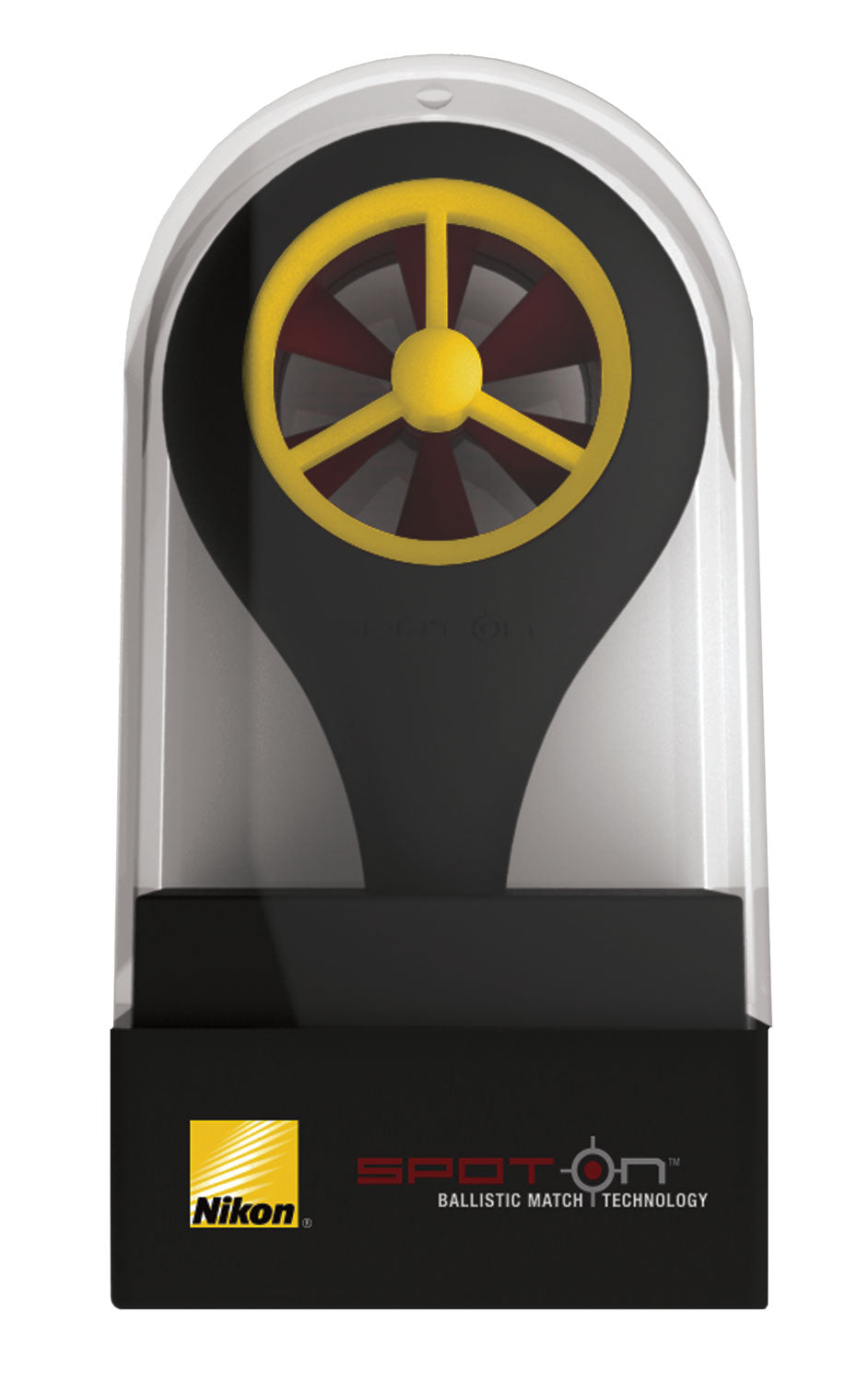 Nikon 16144 Ballistic Wind Meter Spot On Black Smart Phone Compatible