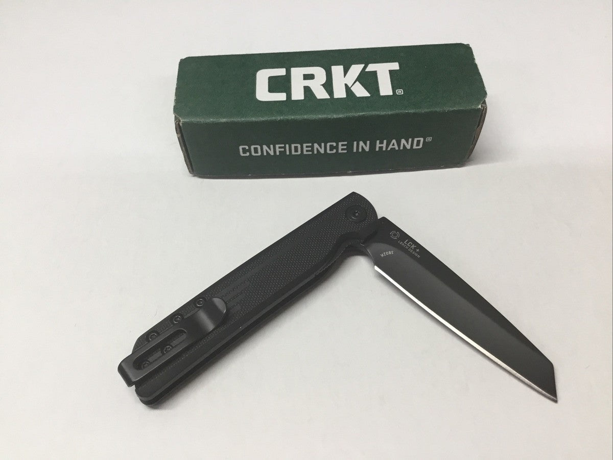 CRKT LCK Tanto Assisted Blackout Knife - 3802K
