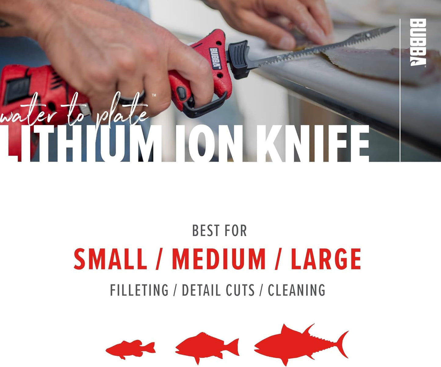 Bubba Blades Li-Ion Cordless Electric Fillet 1095705