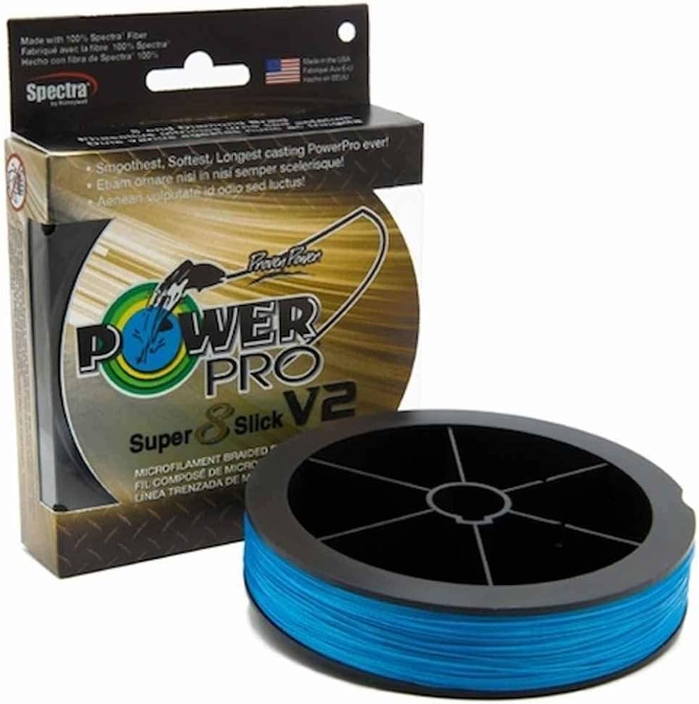 Powerpro Super Slick V2 - 20 lbs 300 YD - Blue - 31500200300A