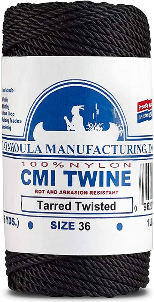 Catahoula Tarred Twisted Nylon Twine FTNT1/4-36 commercial marine trap | Beauty Riche