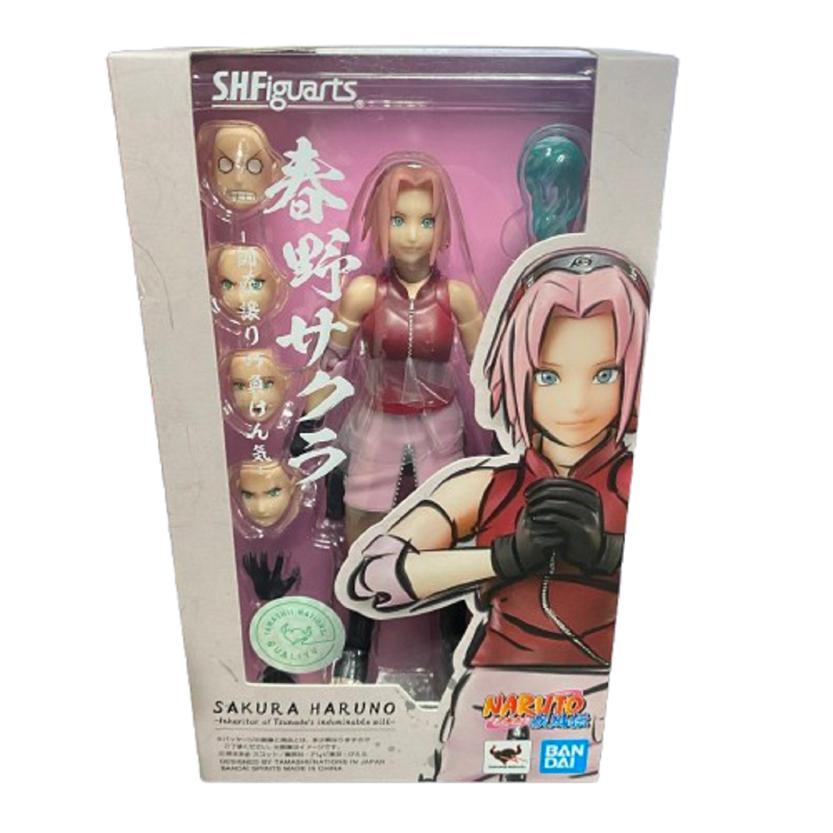 Bandai Sakura Haruno Action Figure – Highly Detailed Naruto Collectible | Perfect for Anime Fans