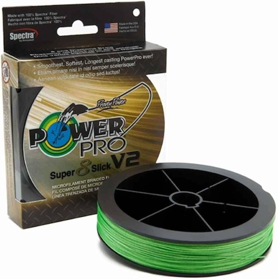 Powerpro Super 8 Slick V2 Aqua Green Braided Line Model # 31500300300C