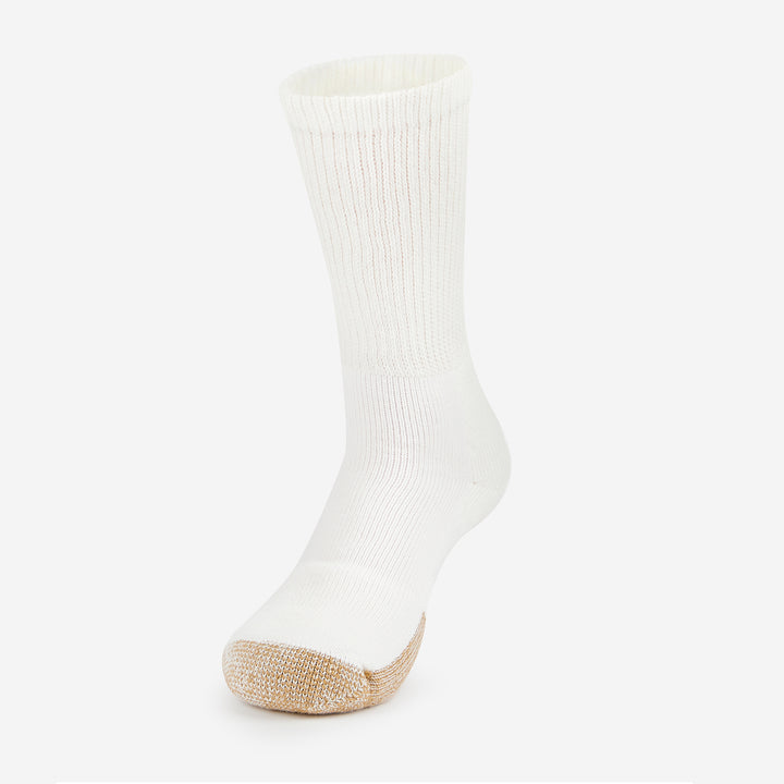 Thorlo Tennis Maximum Cushion Crew Sock White Large tennis court classic | Beauty Riche