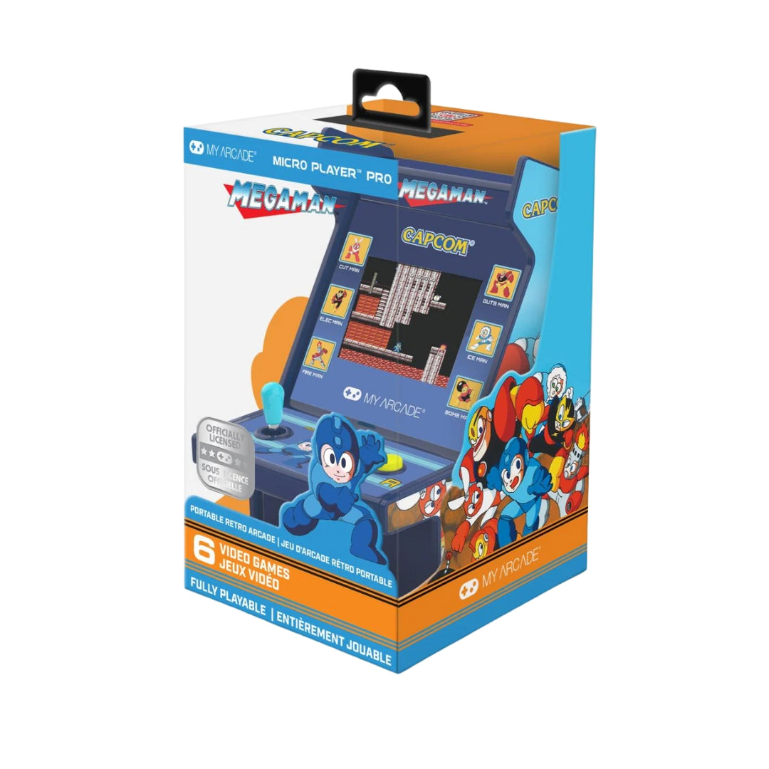 My Arcade DGUNL-4189 Mega Man Micro Player – Retro Gaming Console | Classic Arcade Experience on the Go