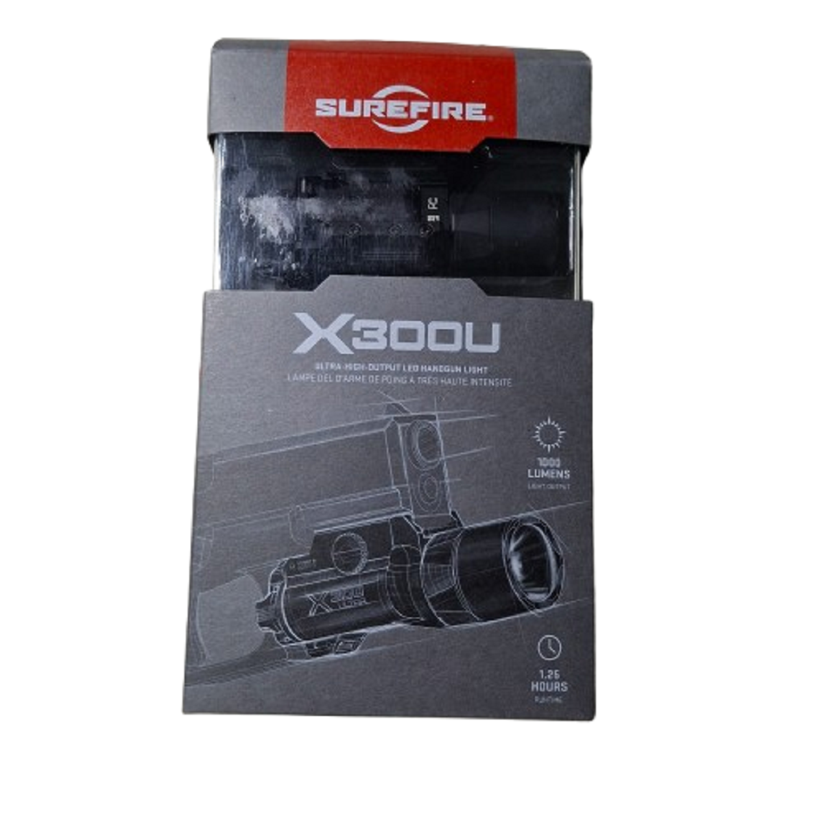 SureFire X300U-B Ultra Weapon Light Black 1000 lumens gently used | Beauty Riche