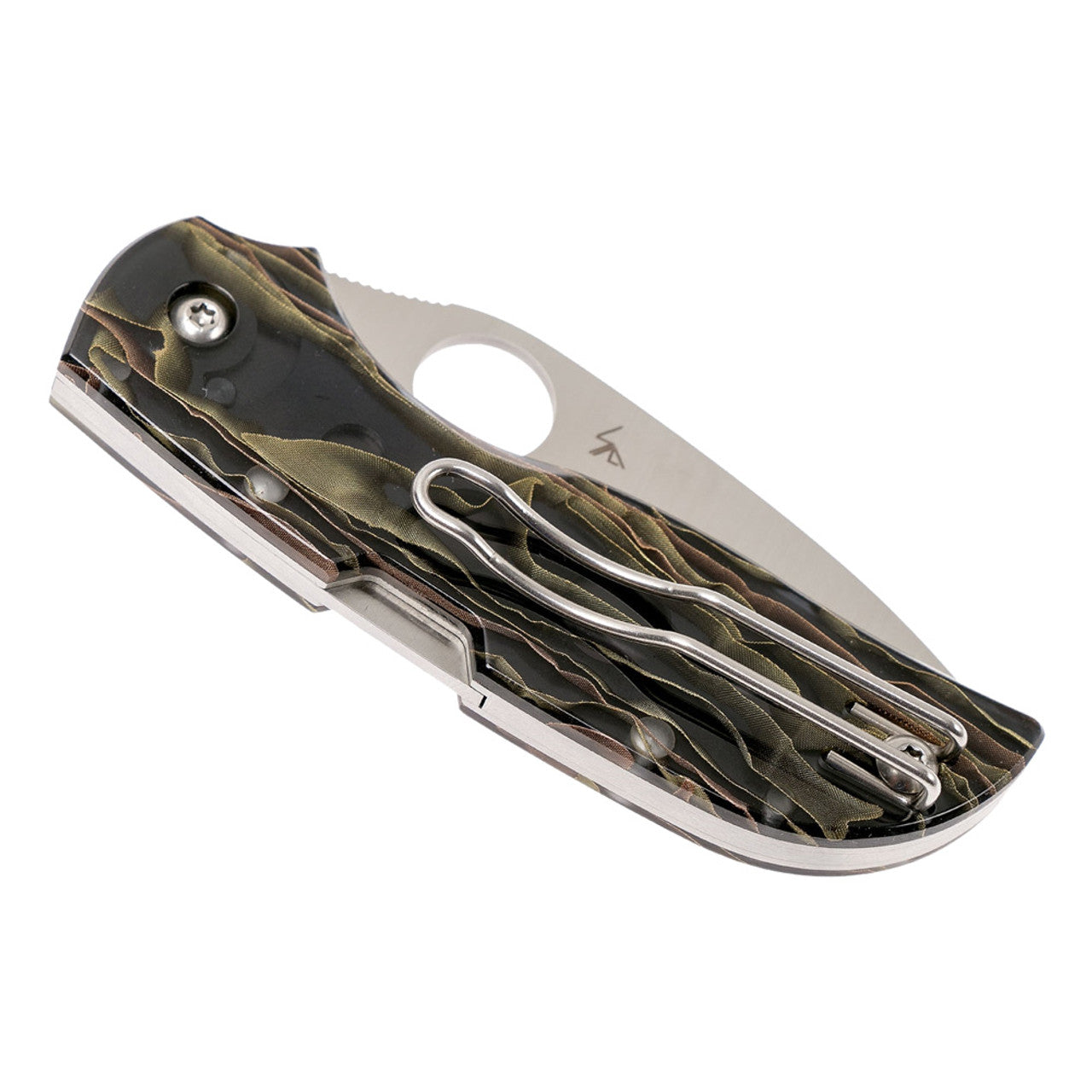 SPYDERCO Chaparral 2.8in Smoke Raffir Noble Folding Knife (C152RNP)
