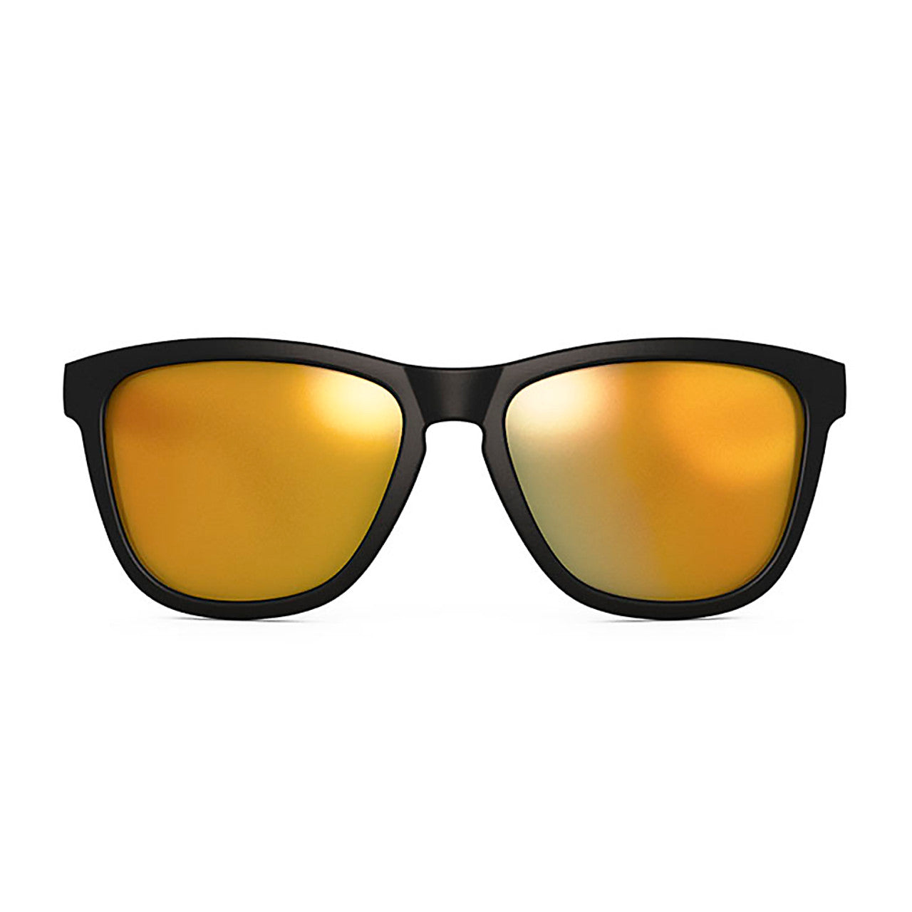 GOODR Whiskey Shots with Satan Black with Amber Lens Sunglasses (8H-JUKS-CX9Z)