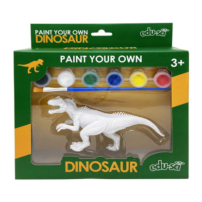 Edu-Sci Paint Your Own Dinosaur – Allosaurus DIY Craft Kit | Fun & Educational Painting Set for Kids 3+
