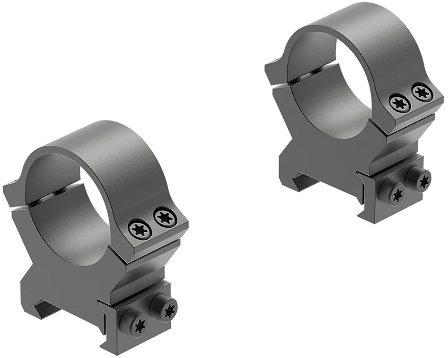 Leupold 174082 PRW2 Cross-Slot  Matte Black 1" High