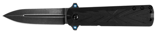 Kershaw 3960 Barstow  3" Folding Spear Point Plain Black Oxide Blackwash 8Cr13MoV SS Blade Black Glass-Filled Nylon Handle Includes Pocket Clip