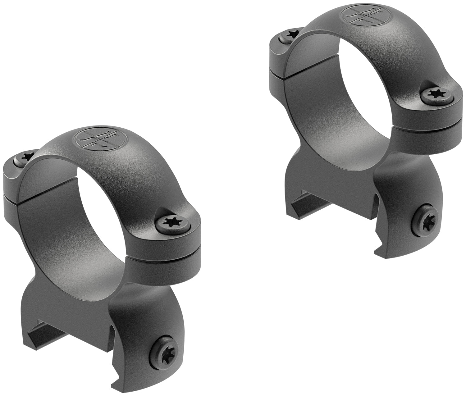 Leupold 120974 LRW Cross-Slot  Matte Black  1" Medium