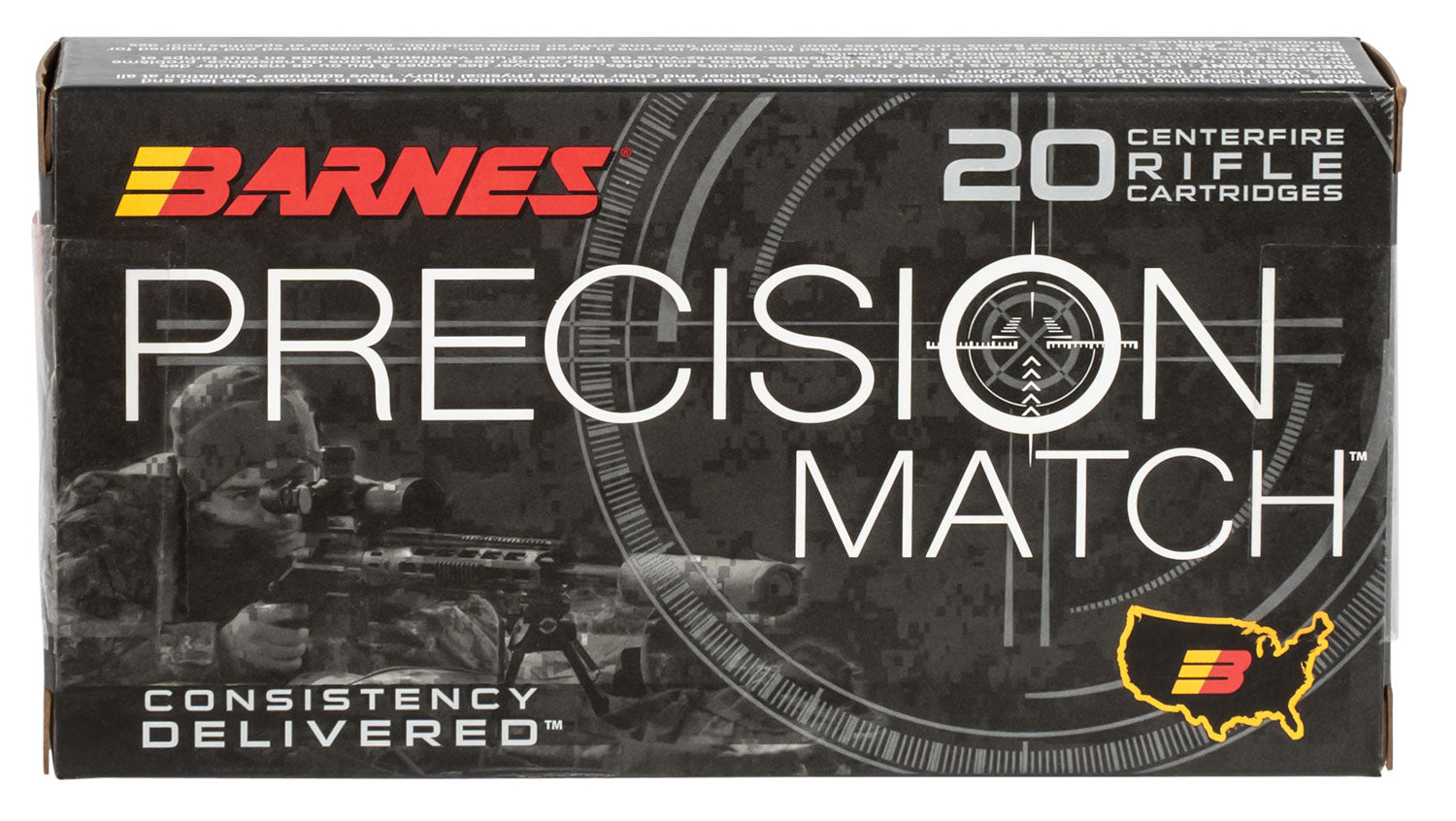 Barnes Bullets 30814 Precision Match  6mmCreedmoor 112gr Open Tip Match Boat Tail 20 Per Box/10 Case