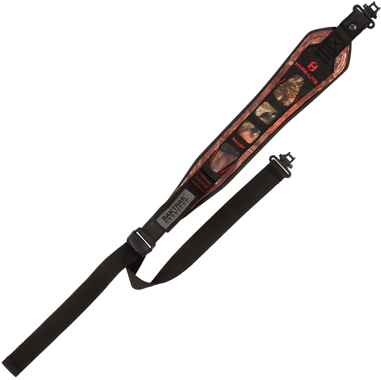Allen 8374 Hex  Rifle Sling w/BakTrak Grip Panel Mossy Oak Break-Up Country Hypalon, Adjustable Length 21" to 42" w/Cam Lock Buckle 3" Wide