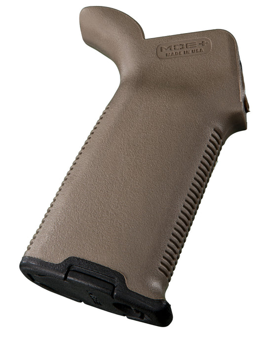 Magpul MAG416FDE MOE+ Grip Textured Flat Dark Earth Polymer with OverMolded Rubber for AR-15, AR-10, M4, M16, M110, SR25