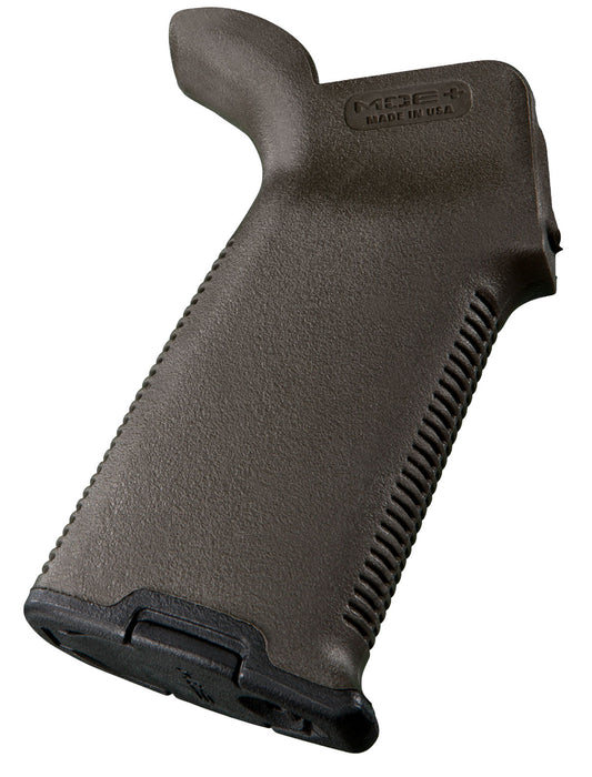 Magpul MAG416ODG MOE+ Grip Textured OD Green Polymer with OverMolded Rubber for AR-15, AR-10, M4, M16, M110, SR25
