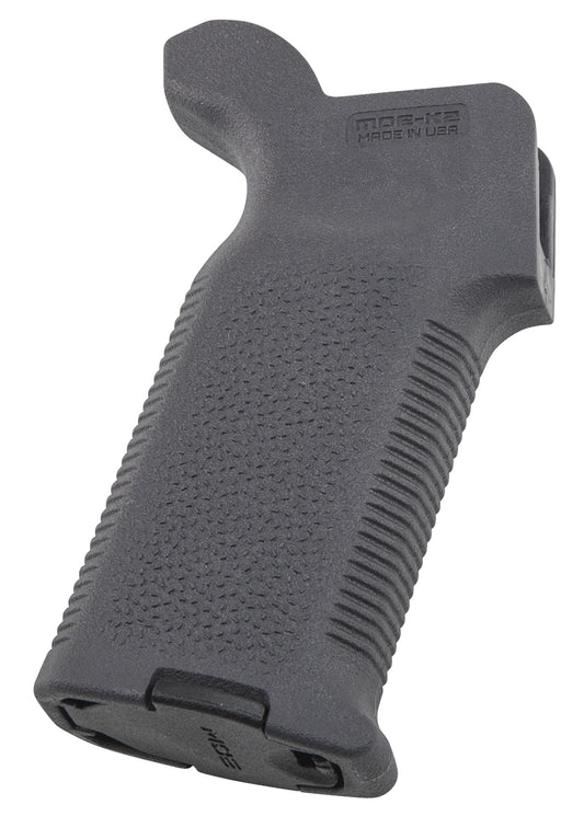 Magpul MAG522GRY MOE-K2 Grip Aggressive Textured Gray Polymer for AR-15, AR-10, M4, M16, M110, SR25