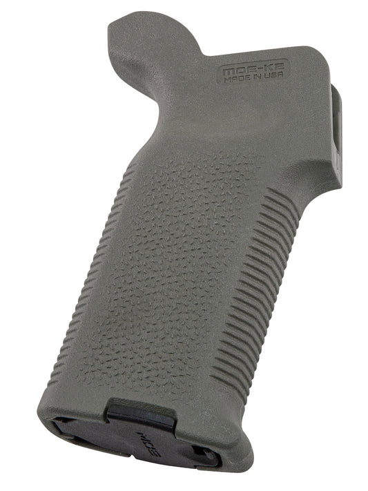 Magpul MAG522ODG MOE-K2 Grip Aggressive Textured OD Green Polymer for AR-15, AR-10, M4, M16, M110, SR25