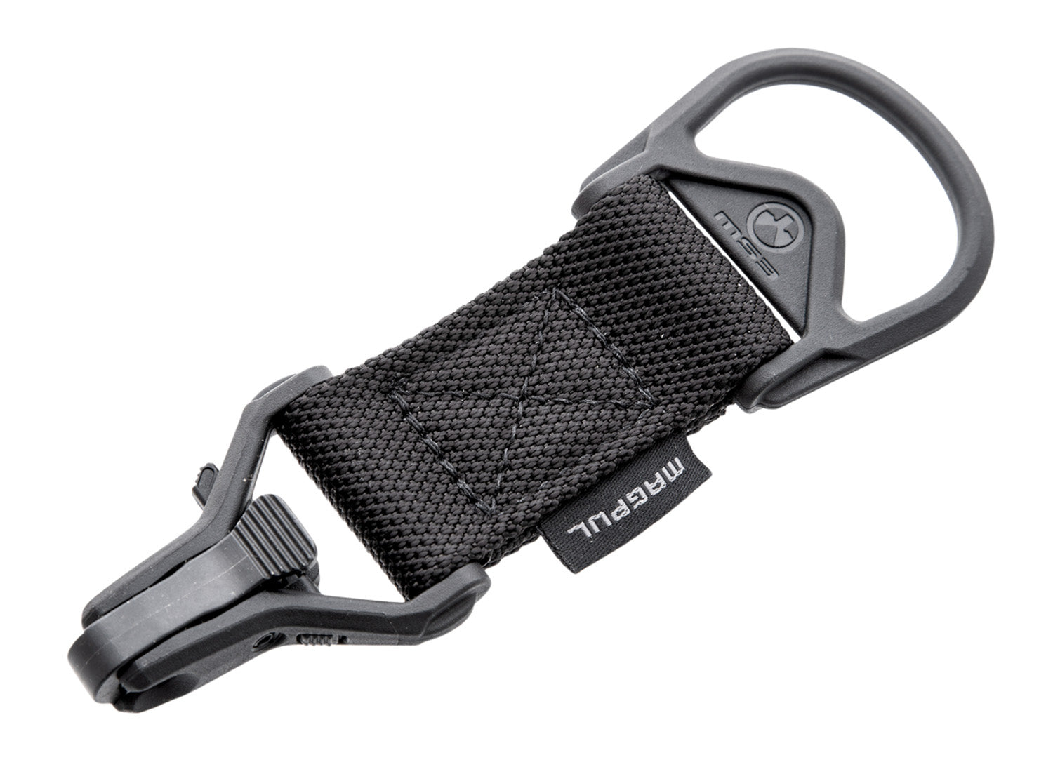Magpul MAG516BLK MS1/MS3 Sling Adapter made of Steel with Black Melonite Finish, Polymer Hardware, Nylon 1.25" Webbing & Two to One-Point Design for AR-15, M4 & M16
