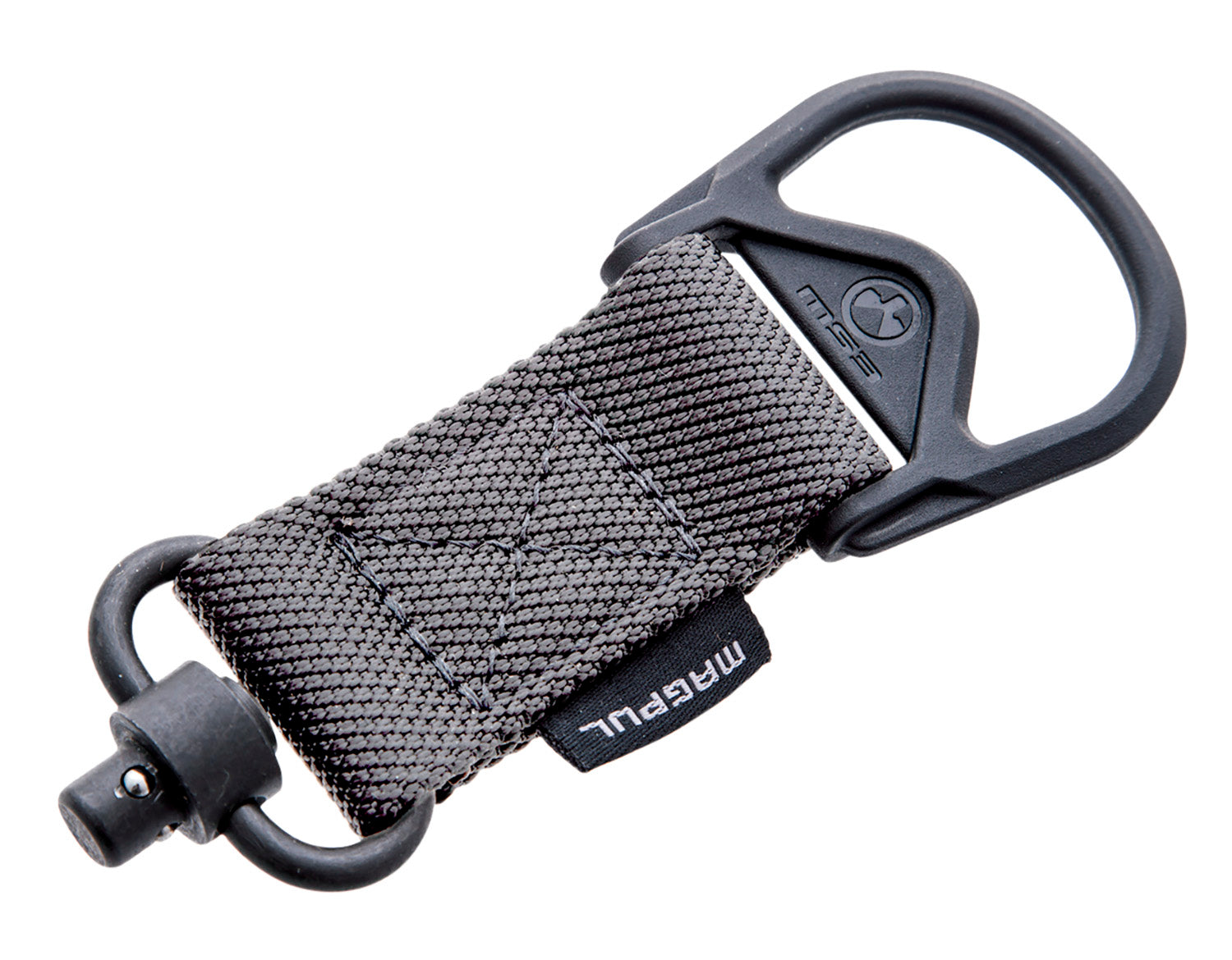 Magpul MAG517GRY MS1/MS3 QD Sling Adapter made of Steel with Maganese Phosphate Stealth Gray Finish, Polymer Hardware, Nylon 1.25" Webbing & Two to One-Point Design for AR-15, M4, M16, AK-Platform & AKM