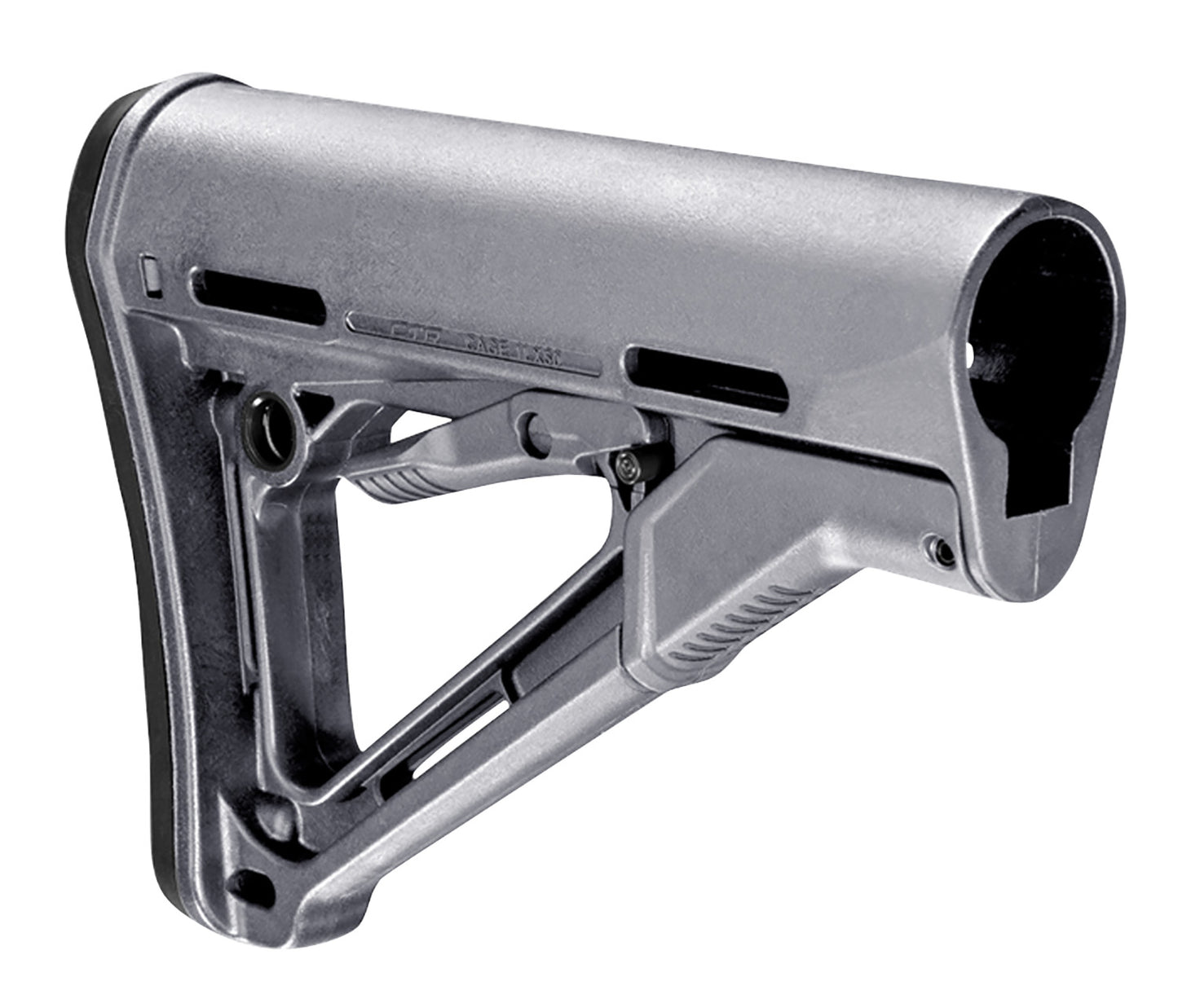Magpul MAG310GRY CTR Carbine Stock Stealth Gray Synthetic for AR-15, M16, M4 with Mil-Spec Tube (Tube Not Included)