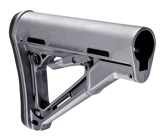 Magpul MAG310GRY CTR Carbine Stock Stealth Gray Synthetic for AR-15, M16, M4 with Mil-Spec Tube (Tube Not Included)