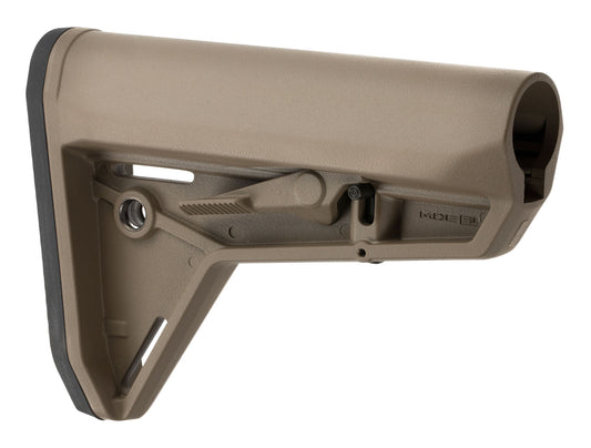 Magpul MAG347FDE MOE SL Carbine Stock Flat Dark Earth Synthetic for AR-15, M16, M4 with Mil-Spec Tube (Tube Not Included)
