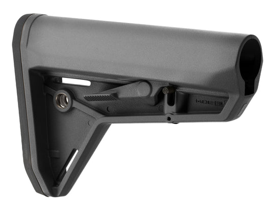 Magpul MAG347GRY MOE SL Carbine Stock Stealth Gray Synthetic for AR-15, M16, M4 with Mil-Spec Tube (Tube Not Included)