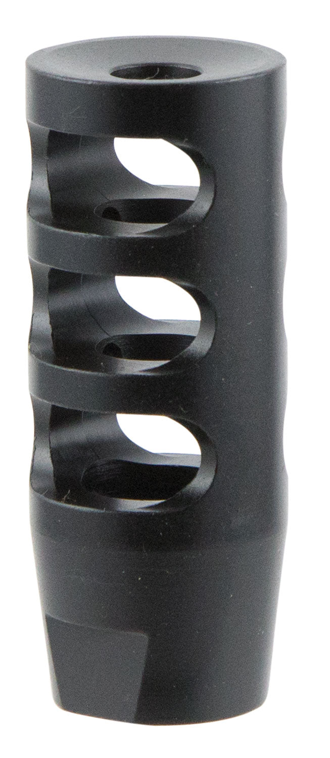 TacFire MZ10023B Compact Compensator Black Nitride Steel with 5/8"-24 tpi Threads, 2.50" OAL & 1" Diameter for 308 Win AR-10