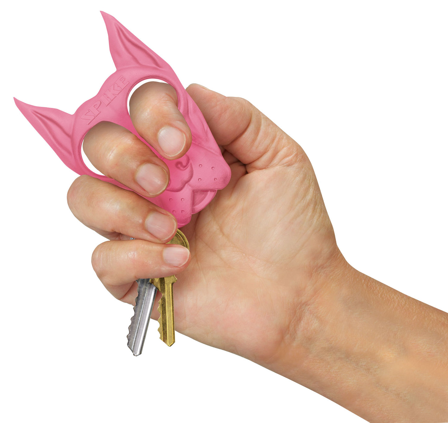 PSP SPIKEPK Spike Key Chain  Pink ABS Plastic