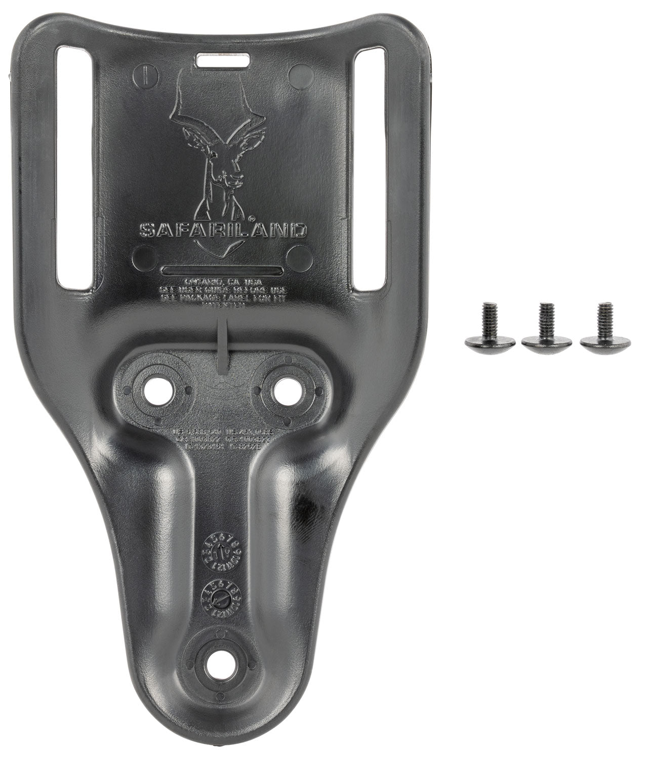 Safariland 6070UBL22 Mid-Ride Universal Belt Loop 2" Black Belt Mount