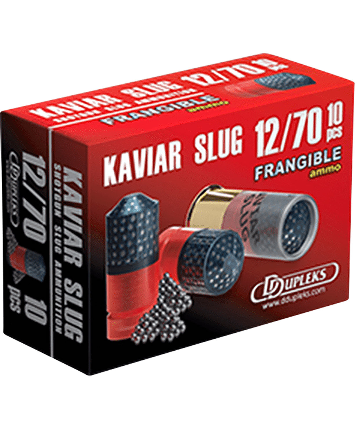 DDupleks USA 12KS29 Kaviar Slug Shotshell Reloader 12Gauge 2.75" 1 1/16oz Slug Shot 10 Per Box/25 Case