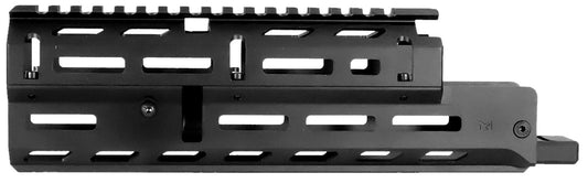 Aim Sports MMAK03 Handguard  Medium & Drop-in, M-LOK 2-Piece Style Made of 6061-T6 Aluminum with Black Anodized Finish for AK-47
