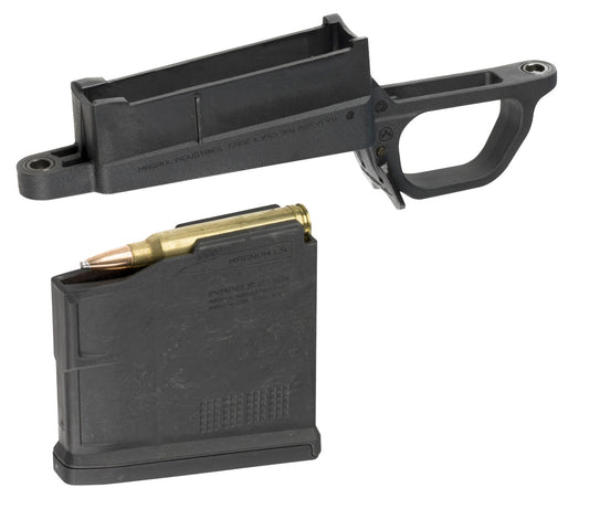 Magpul MAG569BLK Bolt Action Mag Well Hunter 700L Stock Made of Polymer w/ Black Finish Includes PMAG5 AC Magazine