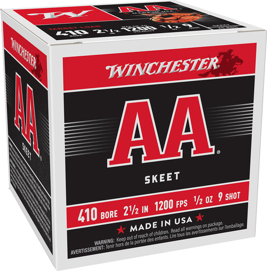 Winchester Ammo AA419 AA  410Gauge 2.50" 1/2oz 9Shot 25 Per Box/10 Case