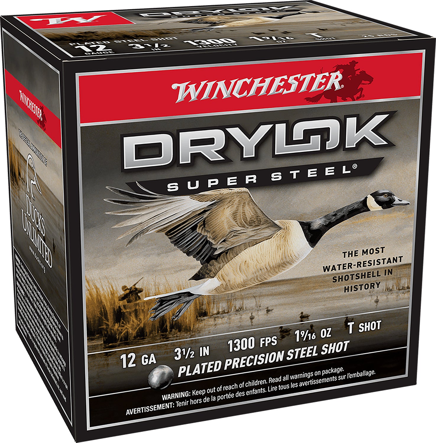 Winchester Ammo XSC12LT Drylok Super Steel Magnum 12Gauge 3.50" 1 9/16oz TShot 25 Per Box/10 Case
