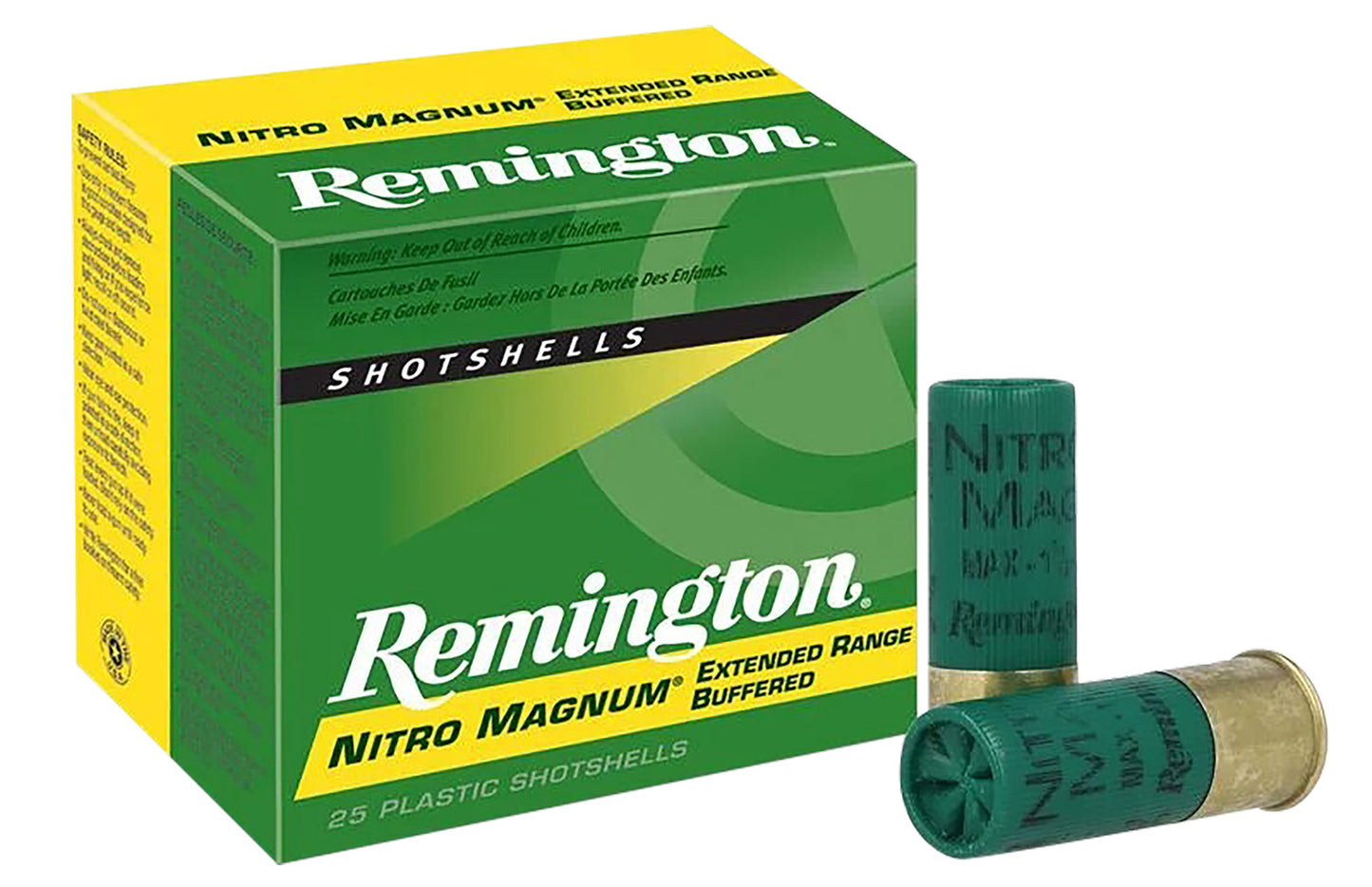 Remington Ammunition 26684 Nitro Magnum  12Gauge 3" 1 7/8oz 4Shot 25 Per Box/10 Case