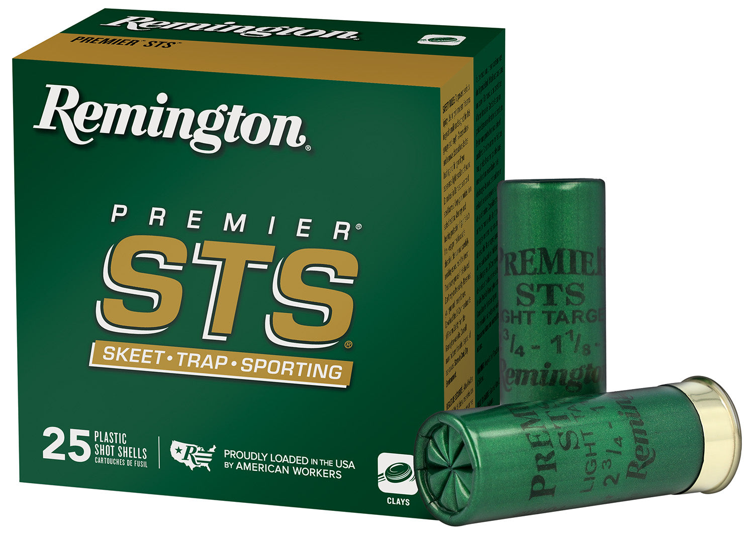 Remington Ammunition 20110 Premier STS  12 Gauge 2.75" 1 1/8 oz 7.5 Shot 25 Per Box/ 10 Cs