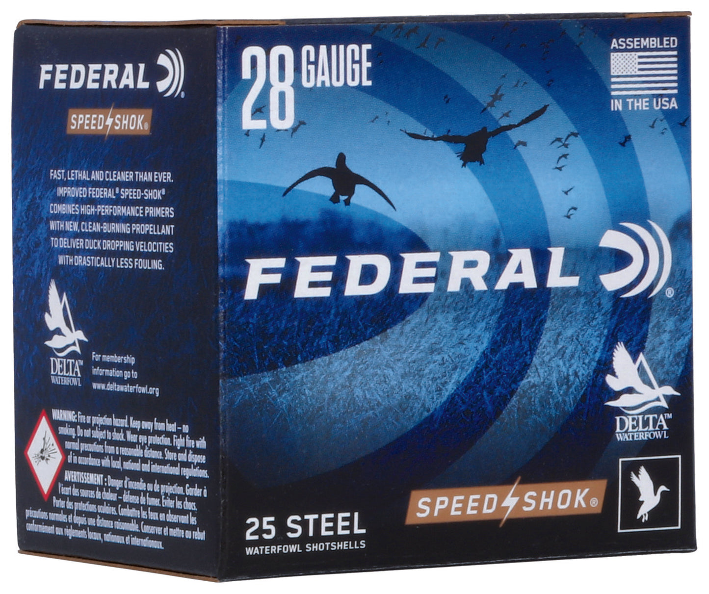 Federal WF2836 Speed-Shok  28Gauge 2.75" 5/8oz 6Shot 25 Per Box/10 Case