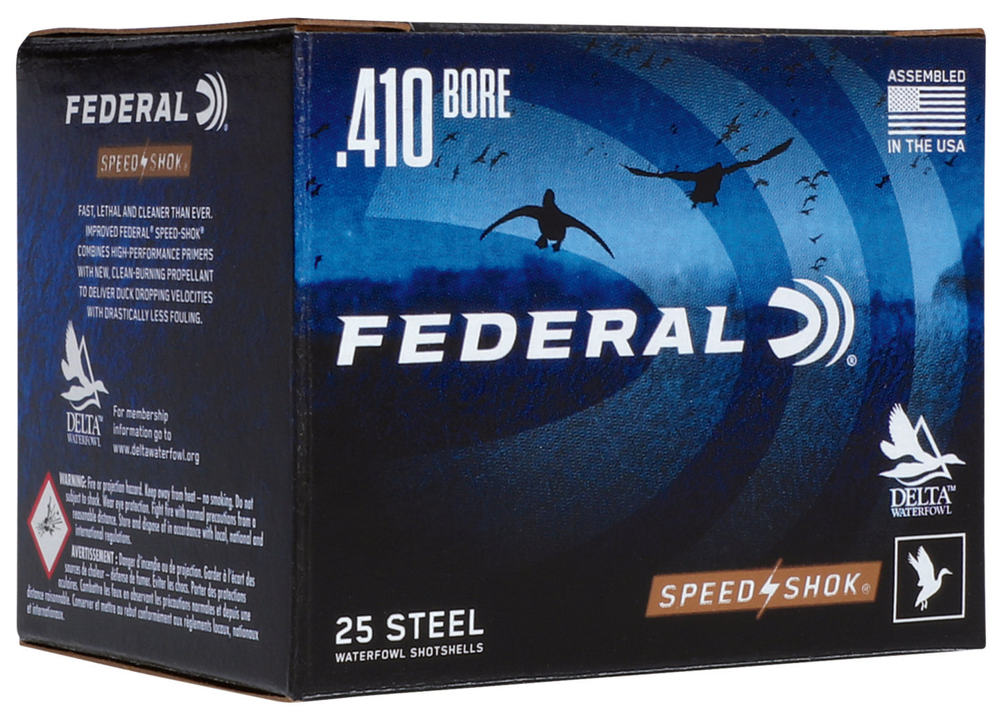 Federal WF4136 Speed-Shok  410Gauge 3" 3/8oz 6Shot 25 Per Box/10 Case