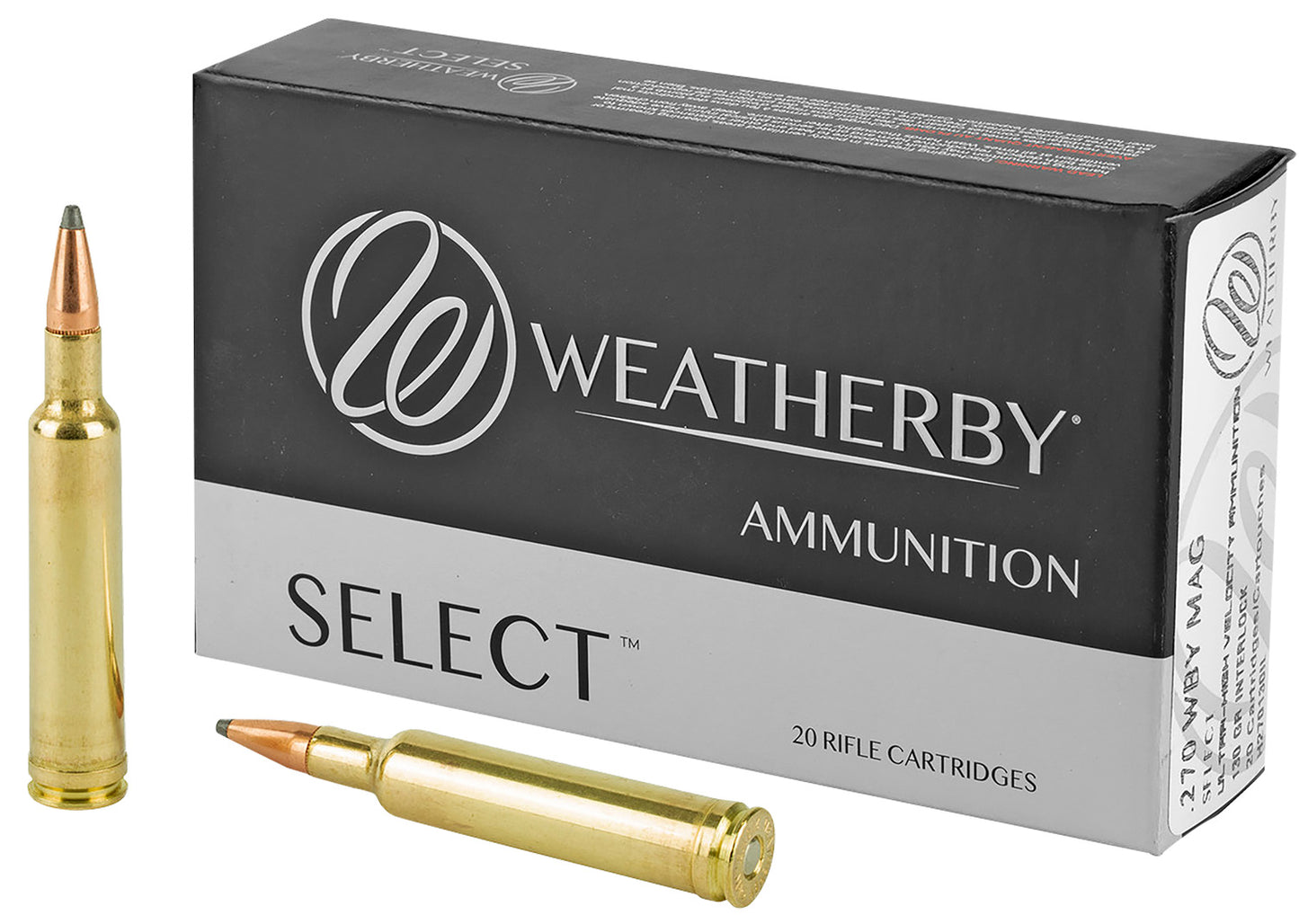 Weatherby H270130IL Select  270WthbyMag 130gr Hornady Interlock 20 Per Box/10 Case