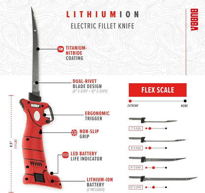 Bubba Blades Li-Ion Cordless Electric Fillet 1095705