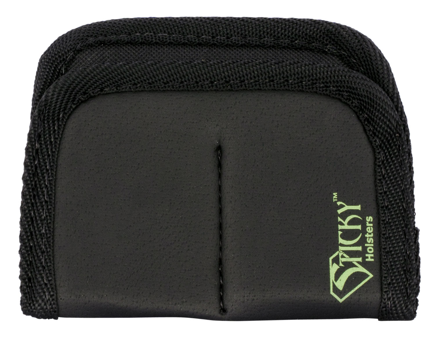 Sticky Holsters DMMS Dual Mini Mag Sleeve IWB Black/Green Latex Free Rubber Pocket