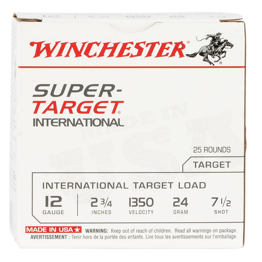 Winchester Ammo TRGT213507 Super-Target Light Target 12Gauge 2.75" 7/8oz 7.5Shot 25 Per Box/10 Case