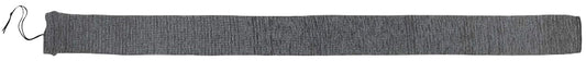 Allen 13105 Oversized Gun Sock  Black/Heather Gray, Silicone Treatment & Drawstring Closure Fits Guns w/Large Scopes up to 52"