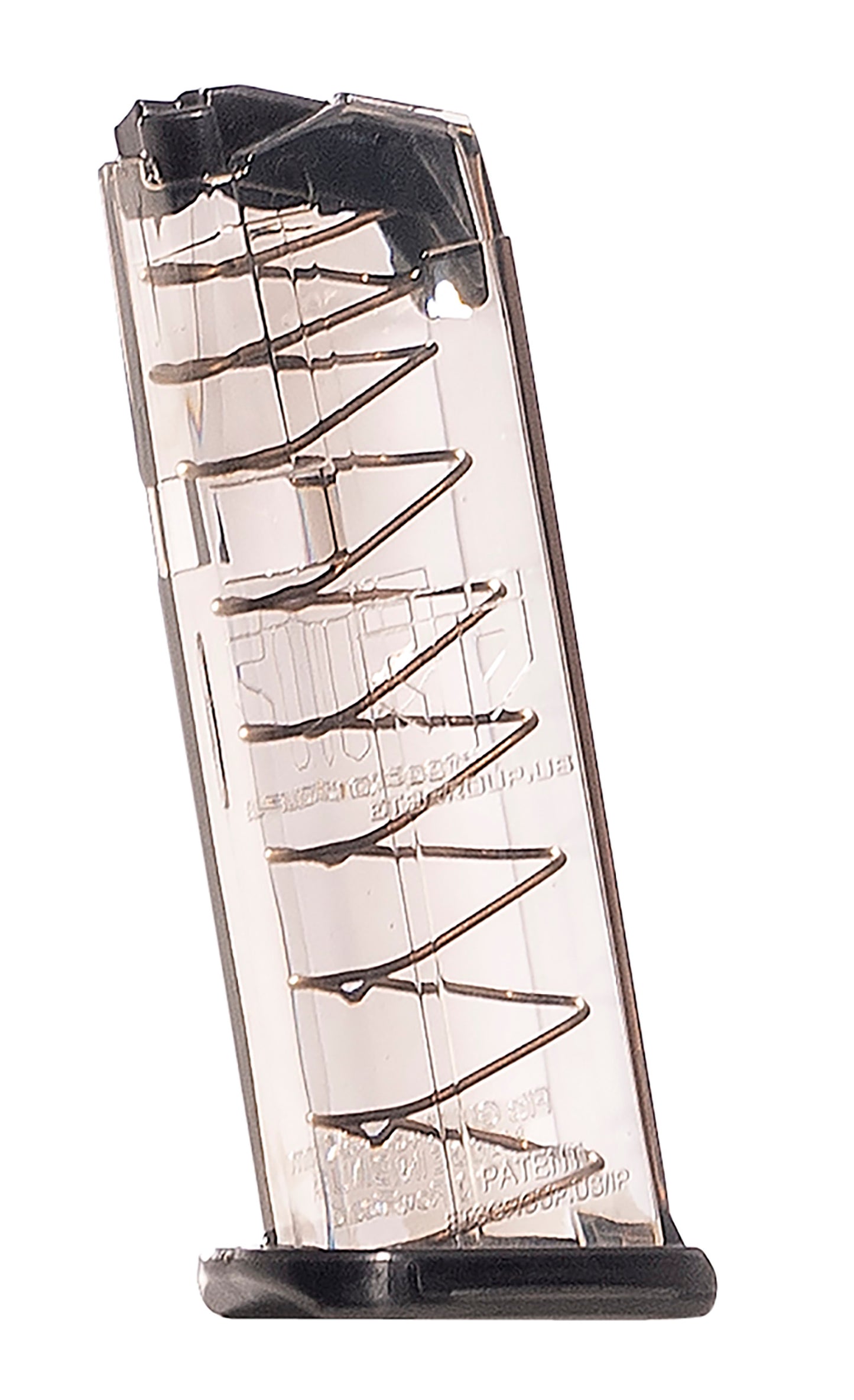 ETS Group GLK43X Pistol Mags  10rd 9mm Luger Compatible w/ Glock 43X/48 Clear Polymer