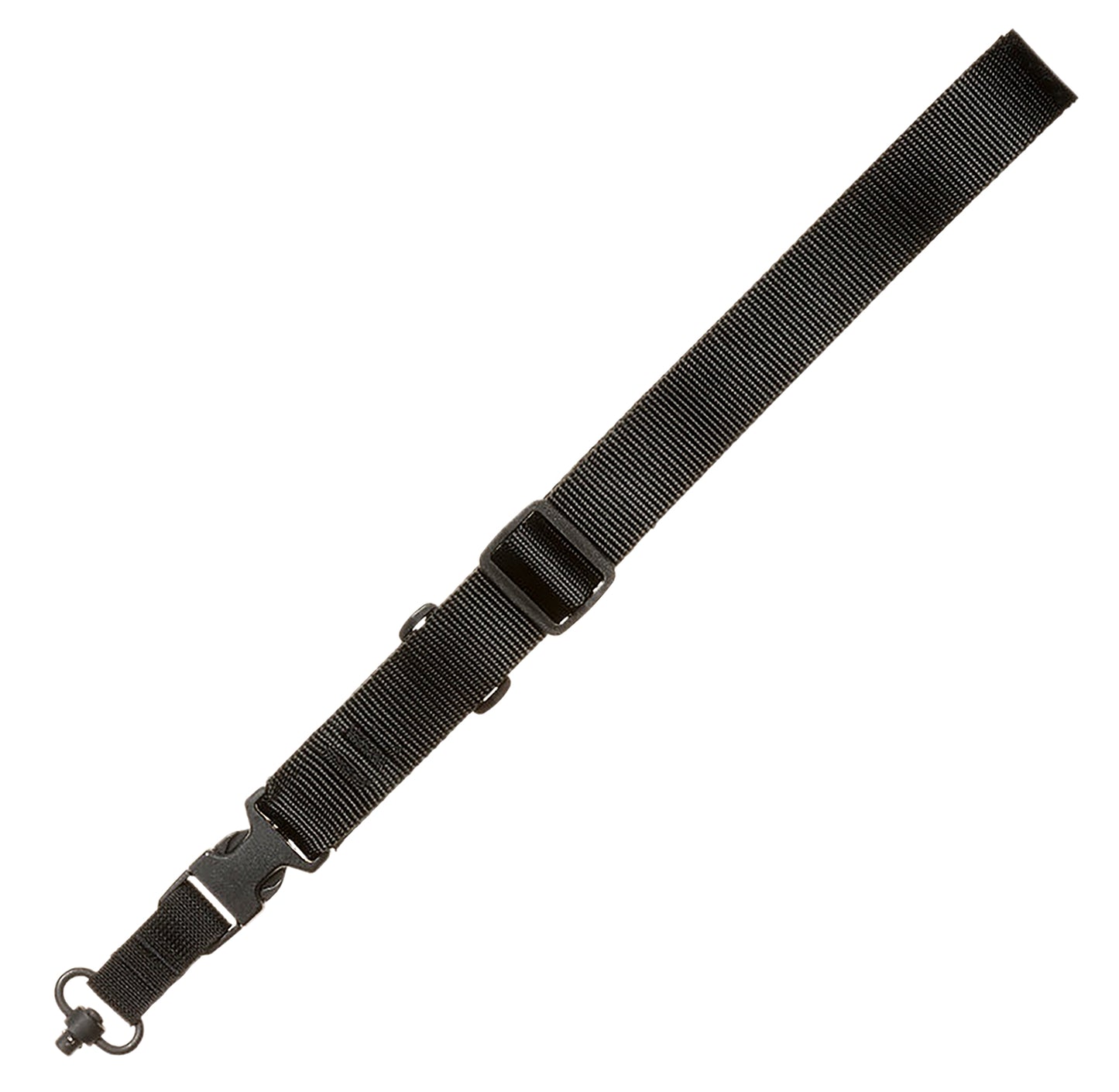 Tacshield T6006BK CQB  with QD Push Button Swivel 1.50" W Single-Point Black Webbing for Rifle/Shotgun